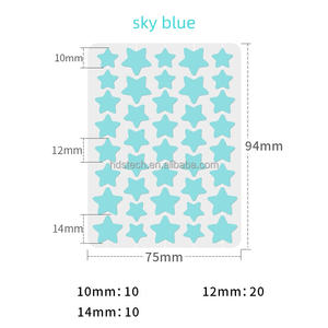 9 colori Toppe a forma di brufolo di stella da 40 punti con macchie di Acne idrocolloide all'olio dell'albero del tè - Product Image 3
