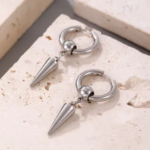 Unisex Stainless Steel Hoop Earrings Wholesale Punk Style Huggie Earrings For Men Cute Fashionable For Party Gift Anniversary