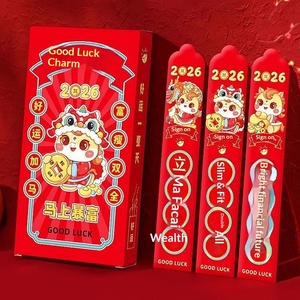 Paquetes de Papel Rojo para Sorteo del Año del Caballo 2026, 12 Cajas, Caja Sorpresa Creativa para el Festival de Primavera, Amuleto de la Suerte, Dinero de Año Nuevo - Product Image 3