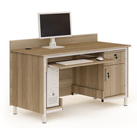 Table de laboratoire d'ordinateur d'école en bois de conception moderne pour la salle de classe