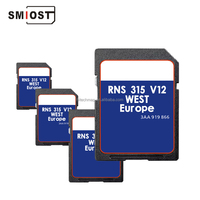 Tarjeta SD de Navegación para Auto SMIOST para Micro Memorial Android, CID para VW Passat EOS RNS 315 Europa