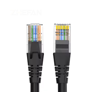 Cordon de raccordement <span class=keywords><strong>Ethernet</strong></span> Cat5e/Cat5 23AWG de 1 m, fourni par un fabricant professionnel, pour panneaux de contrôle industriels et câblage réseau - Product Image 1