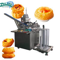 ZELING Nouvelle machine entièrement automatique pour la formation de coques de tartelettes croustillantes, écran tactile PLC, 2880 pièces/heure, double tension, pour tartelettes portugaises