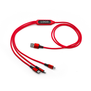 للبيع بالجملة كابل شاحن خفيف M مضفر LED ، سلك شاحن هاتف مضاء لأندرويد مايكرو يو إس بي ، لـ - Product Image 2