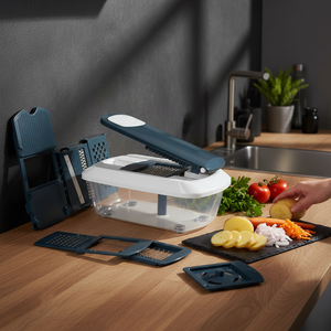 Affettatrice multifunzione accessorio da cucina eco-friendly taglia patate e robot da cucina facile da preparare linea - Product Image 3