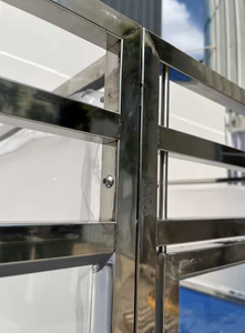 Klinikler ve Yurt Merkezleri için Paslanmaz Çelik ve Cam Evcil Hayvan Kulübesi OEM Hizmeti - Product Image 4