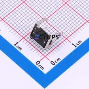 TS02-CBW0EH4.3 Tactile Switch Through hole-4P,7.4x4.3mm Switch Single Pole Single Throw Rectangle Button 1.8N Through Hole - Product Image 2