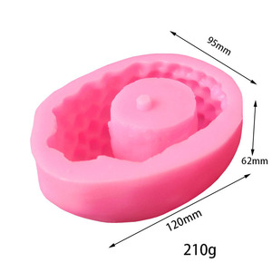 Stampo in Silicone per piante succulente <span class=keywords><strong>riccio</strong></span> decorazione in gesso per aromaterapia e cemento strumenti in resina - Product Image 3