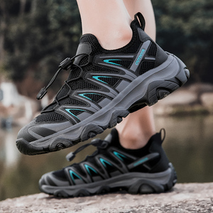 Nuove Scarpe da Trekking da Uomo 2024 Traspiranti e Resistenti all'Usura Sneaker Unisex da Esterno di Alta Qualità per Camminata - Product Image 4