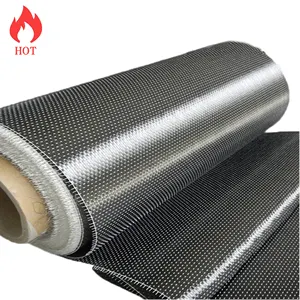 Fiber Webbing Strength Concrete Wall Cloths Cloth Blue And Black Checkered Fabric 3k plain Weave Carbon