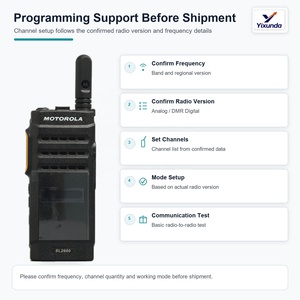 Radio Portátil Original <span class=keywords><strong>Motorola</strong></span> SL2600 MOTOTRBO DMR, 256 Canales, Teclado Virtual OLED <span class=keywords><strong>para</strong></span> Hostelería, Kit al por Mayor - Product Image 4