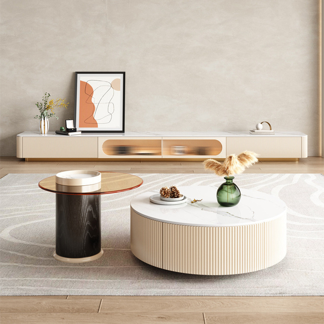 Floating TV Cabinet - Wall-mounted Narrow Model. Modern and Simple Design. Suitable for Small-sized Living Room