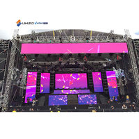 Pantalla LED UHLED 500x500/500x1000 P2.9 P3.91 para Interiores, Panel de Video LED para Exteriores, Pantalla LED de Alquiler para Fondo de Escenario