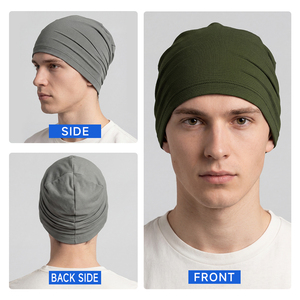 Bandeau unisexe personnalisé, fin, respirant, couleur unie, bonnet d'été à séchage rapide, protection solaire - Product Image 4