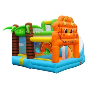Tema animale per <span class=keywords><strong>bambini</strong></span> che rimbalza casa trampolino gonfiabile scivolo castelli che rimbalzano zona di salto all'aperto e fossa della palla - Product Image 1