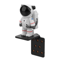 Kamera Komputer PC Cerdas ALSEYE Astronaunt Appearance BEM VM 2K Auto Focus dengan Basis Magnetik