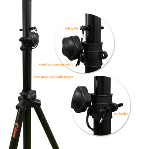 Trípode Grande y Lujoso CNBear K-375B de 6.14 Pies, Color Negro, con Capacidad de 50 kg, Flexible, Mejora la Proyección del Sonido, para Artistas - Product Image 3