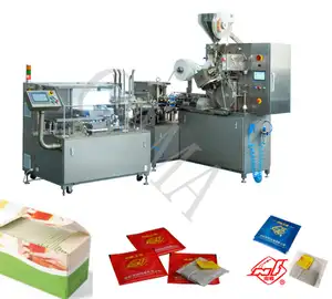 Automatic heat-sealed tea bag packing and cartoning line intelligent tea bag cartoning production line