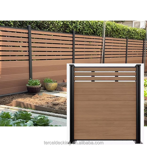 Estructuras de Madera para Jardín Fáciles de Montar, Paneles de Cercado de WPC para Jardín - Product Image 3