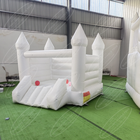 Mini château gonflable de maison de rebond utilisé pour les mariages