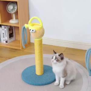 Direct Factory Sale New Modern <b>Cat</b> <b>Scratching</b> <b>Post</b> Non-Shedding Vertical Small <b>Cat</b> Climbing <b>Cat</b> Trees Scratcher Water Carton - Product Image 3