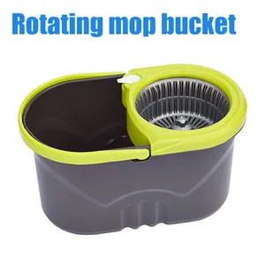 Serpillère Magique Rotative Écologique en Plastique pour Nettoyage Humide et Sec, avec Seau Essoreur Intégré – Idéale pour la Maison - Product Image 4