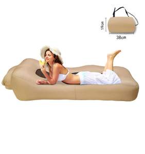 Climacene KL-F Portable adulte lit <span class=keywords><strong>gonflable</strong></span> moderne Camping plage remplissage automatique extérieur paresseux canapé Festival de musique pliable vie - Product Image 1