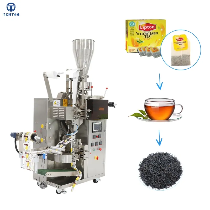 Macchina imballatrice del tè di prezzi per la macchina di rifornimento del tè delle erbe della carta da filtro del sacchetto interno ed esterno