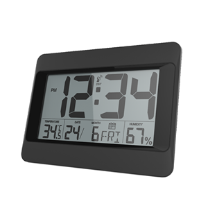 Gran oferta, reloj Digital de mesa RC de diseño moderno, resistente al agua, temperatura interior/exterior, humedad, sala de estar electrónica, bodas - Product Image 1
