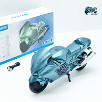 Altavoz Bluetooth con Forma de Motocicleta X-733, Altavoz Inalámbrico Portátil Modelo Moto Deportiva, Altavoz Estéreo con Bajos, Compatible con TF, USB y FM