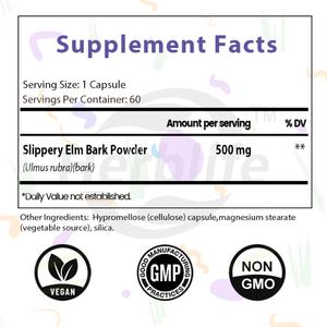 OEM ODM Marque Privée Vente Chaude - Capsules d'Orme Rouge 500mg - Antioxydant, Soutient la Santé Digestive, Soutien Immunitaire, Vegan - Product Image 2