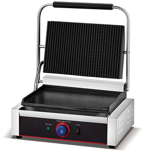 Grill électrique Multifonction Grille-viande Presse à Paninis Appareil A Sandwich Barbecue De Table 28x22x9cm 750w 19392365