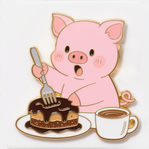 Épinglette Anime Personnalisée, Motif Animal Spirituel, Émail Souple ou Dur, Relief 3D, Épingles en Fer, Logo Personnalisé, Cadeau pour Fans - Product Image 1