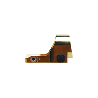 Lunette de visée holographique Vector Optics SCRD-57 Golden Finish Frenzy 1X22X26 Aut Reflex, point rouge, aluminium, étanche IPX6, pour la chasse