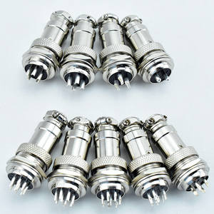 Разъем GX16 с длинной резьбой, штепсельная вилка и розетка <span class=keywords><strong>2</strong></span>-Pin на 10-Pin для силовых приложений <span class=keywords><strong>3</strong></span>-Pin 4-Pin 5-Pin 6-Pin 7-Pin 8-Pin 9-Pin Gx16 - Product Image 2