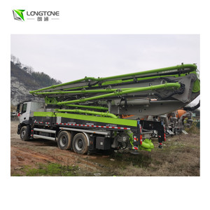 Bomba de hormigón usada Zoomlion montada en camión 37m 49m 50m 52m con motor diésel y componentes principales de motor y transmisión para maquinaria de camiones - Product Image 4
