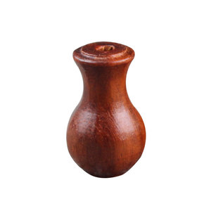 Colgante de cuentas de sándalo sangriento de Zambia en forma de florero, 10x15mm, abalorio budista DIY para pulseras y collares - Product Image 4