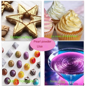 Colorant synthétique en gros, qualité <span class=keywords><strong>alimentaire</strong></span>, poudre de mica nacrée, <span class=keywords><strong>spray</strong></span> or argent scintillant pour gâteaux et desserts - Product Image 2