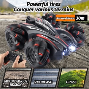 Coche RC 4x4 todoterreno con control remoto de doble cara, sensor de gestos, doble pulverización y función de drift. - Product Image 2