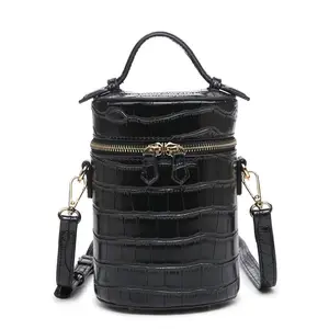 Di modo di tendenza delle donne bucket crossbody borse di alta qualità delle signore borse borse