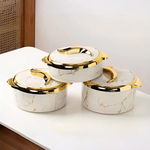 Mutual Sending <b>Food</b> <b>Storage</b> <b>Container</b> Set 3Pc Round With Lid <b>Stackable</b> For Hot And Cold <b>Food</b> - Product Image 1