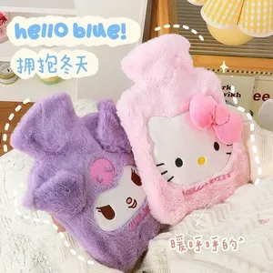 Hello Cat Plush Cute Cinnamoroll Plus Terciopelo grueso <span class=keywords><strong>Bolsa</strong></span> <span class=keywords><strong>de</strong></span> <span class=keywords><strong>agua</strong></span> <span class=keywords><strong>caliente</strong></span> a prueba <span class=keywords><strong>de</strong></span> explosiones Calentador <span class=keywords><strong>de</strong></span> manos grande Botella <span class=keywords><strong>de</strong></span> niña - Product Image 3