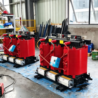 Transformateur de puissance sec intérieur/extérieur IP20-IP43, résistant à l'humidité et à la corrosion, boîtier métallique en acier inoxydable 400V