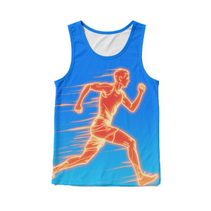 Débardeur de course à sublimation intégrale pour entraînement sportif, imprimé sur toute la surface, personnalisable - Product Image 1