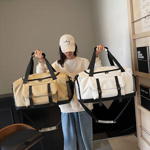 กระเป๋าออกกำลังกายแบบพกพา วัสดุอ็อกซ์ฟอร์ด สำหรับทุกเพศ ทุกวัย กันน้ำ แยกส่วนเปียก-แห้ง ใส่รองเท้าได้ ขนาดใหญ่ จุของได้เยอะ - Product Image 1