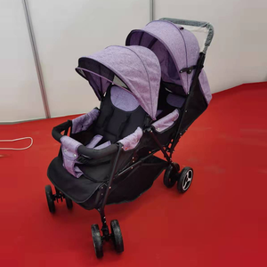 Cochecito de bebé para gemelos, se puede usar para sentarse y acostarse delante y detrás de los cochecitos grandes y pequeños - Product Image 3