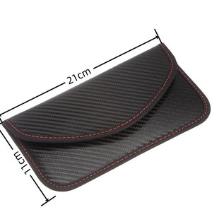 Estuche <span class=keywords><strong>Bloqueador</strong></span> de Señal para Llaves de Auto, Impermeable, de PU, con Protección RFID, Marca Faraday - Product Image 3