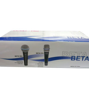<span class=keywords><strong>Precio</strong></span> barato BETA-58 Micrófono de voz de estudio de mano Sistema de micrófono de conferencia dinámico con cable profesional con bolsa de cuero - Product Image 5