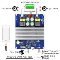 Orijinal TPA3251 çip yüksek güç amplifikatörü kurulu DC24-38V 2*200W Stereo D sınıfı amplifikatör ev ses