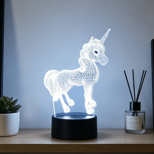 <span class=keywords><strong>Lampe</strong></span> de table à LED 3D au design moderne avec touche colorée ou télécommande cadeau ou éclairage de <span class=keywords><strong>chevet</strong></span> - Product Image 5